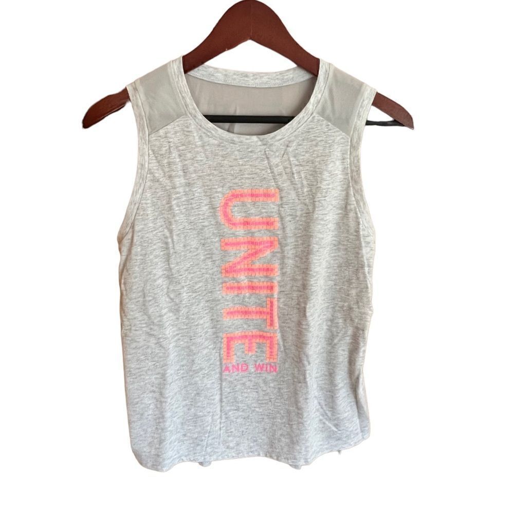 Unite and win‎ grey athletic tank with vented back girl’s size XXL